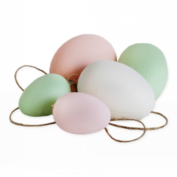 Vajíčka pvc 16ks mix růžová